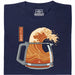 The Great Brew - Vue de face t-shirt bleu marine