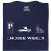 Choose Your Time Machine - Main view T-shirt Navy Blue
