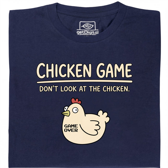 Chicken Game - Visione principale T-Shirt Blu Navy