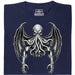 Cthulhu - Il Grande Antico - Vista Frontale T-Shirt Blu Navy