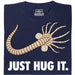 Just Hug It - Main view T-shirt Navy Blue
