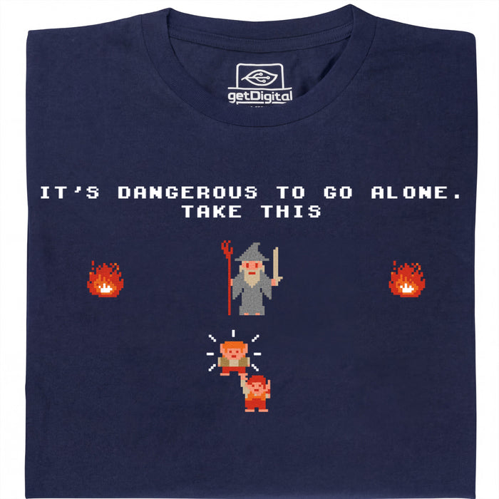 Take this Hobbit - Front view T-Shirt Navy Blue