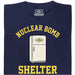 Nuclear Bomb Shelter Kühlschrank - Vista principal Camiseta Azul marino