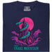 Visit Snake Mountain - Vista principal Camiseta Azul Marino