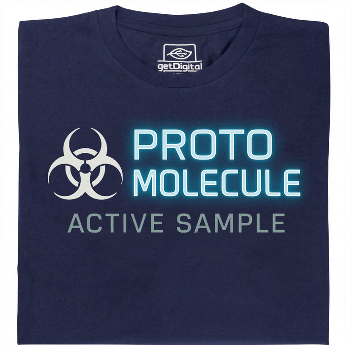 Protomolecule - Active Sample - Vista principale T-shirt Blu navy