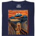 L'Urlo - Edizione Mostro dei Biscotti - Vista principale T-Shirt Blu Navy