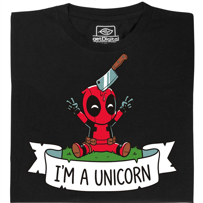 I'm a Unicorn - Hauptansicht T-Shirt Schwarz