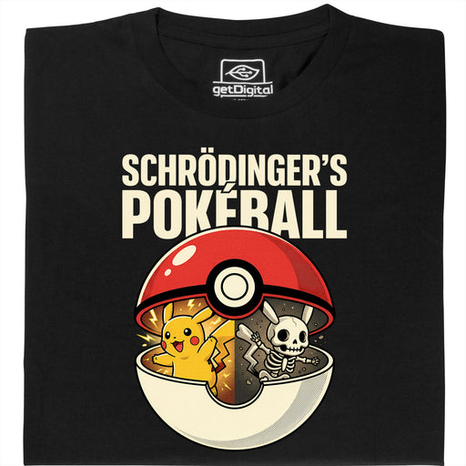 Schrödinger's Ball - Vista principal Camiseta Negro