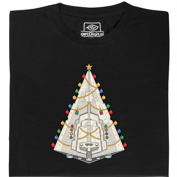 Destructor de Árboles - Navidad por decreto imperial - Vista Principal Camiseta Negro