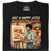 Happy Little Mushroom Cloud - Hauptansicht T-Shirt Schwarz