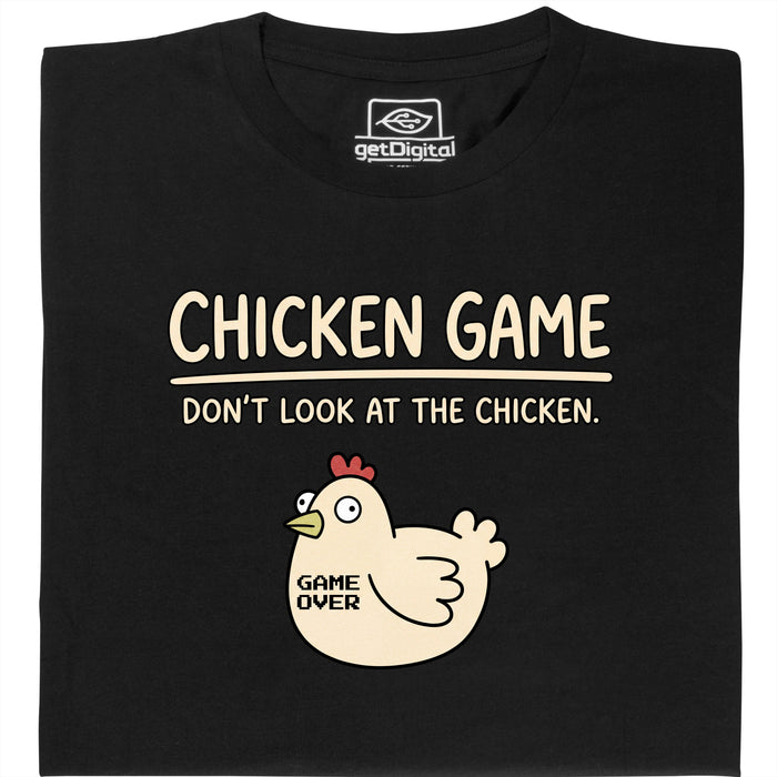Chicken Game - Visione principale T-Shirt Nero