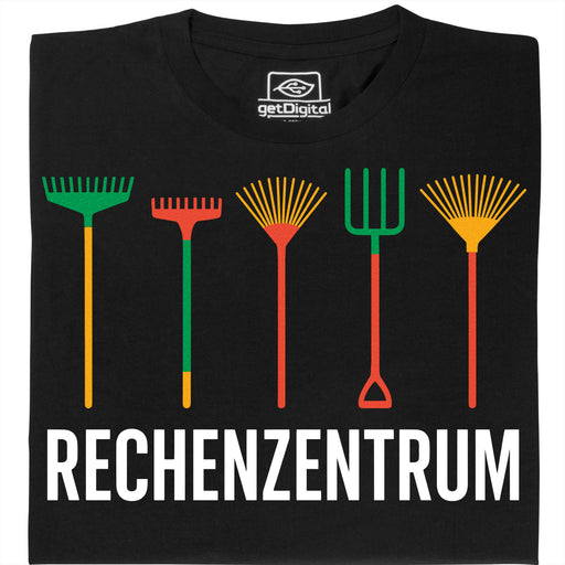 Rechenzentrum - Hauptansicht T-Shirt Schwarz