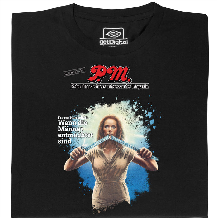 P.M. Magazine 1/1979 Il Dominio Femminile - Vista principale T-Shirt Nero
