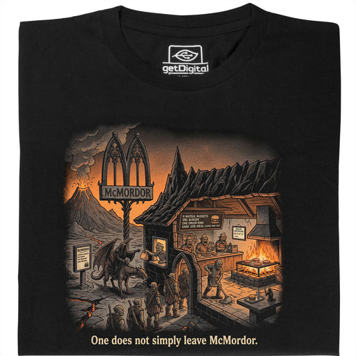 One does not simply leave McMordor - Front view T-Shirt Black