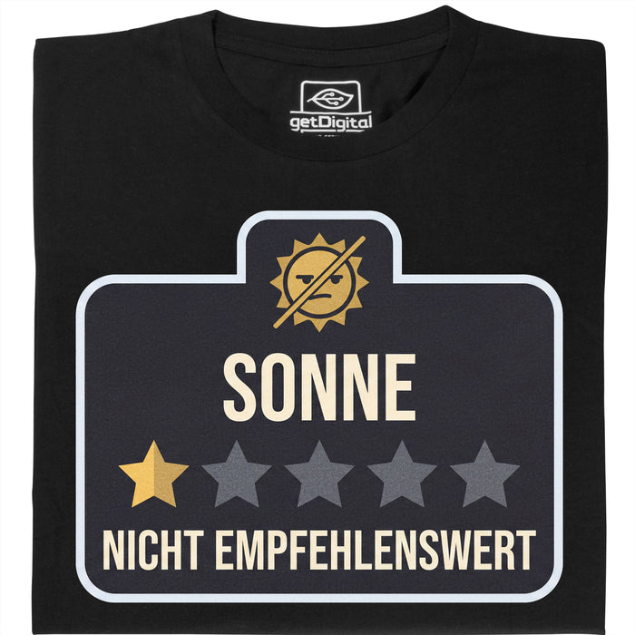 Sole - Non Consigliato - Vista Principale T-Shirt Nero
