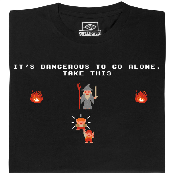 Take this Hobbit - Front view T-Shirt Black