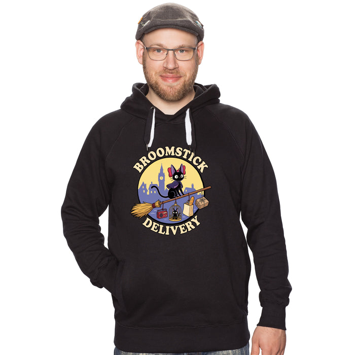 Broomstick Delivery - El Gato se Hace Cargo del Servicio de Entrega - Sudadera Hombre Basti