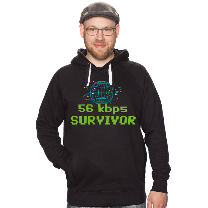 56kbps Survivor - Sudadera Hombre Basti