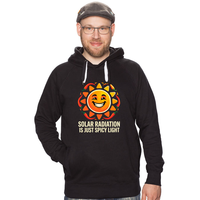 Solar Radiation Is Just Spicy Light - Hoodie Man Basti