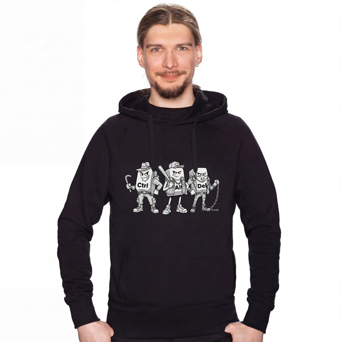 Ctrl Alt Del - Die härteste Gang der Tastatur - Hoodie Mann David