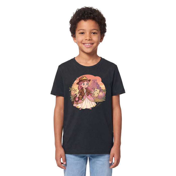 Nerdy Princess & The Lost Temple - Kindershirt Model Junge 1