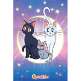 Póster Sailor Moon Luna, Artemis y Diana
