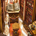 Book Nook Bibliothek der Wunder, Bausatz mit Licht fürs Bücherregal