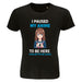 I Paused My Anime To Be Here - Kindershirt Front