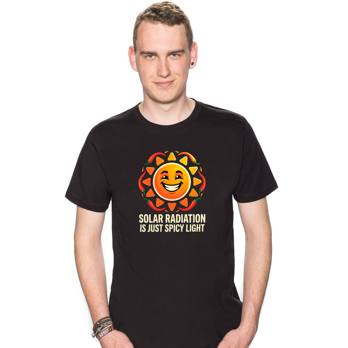 Solar Radiation Is Just Spicy Light - T-shirt Man Colin