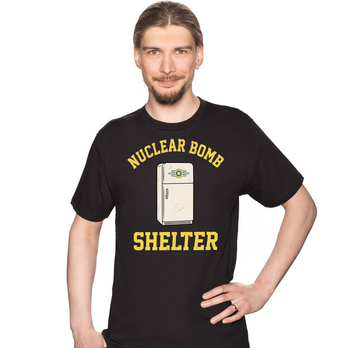 Nuclear Bomb Shelter Kühlschrank - T-Shirt Mann David