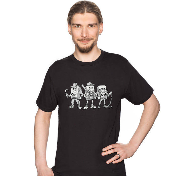 Ctrl Alt Del - Die härteste Gang der Tastatur - T-Shirt Mann David