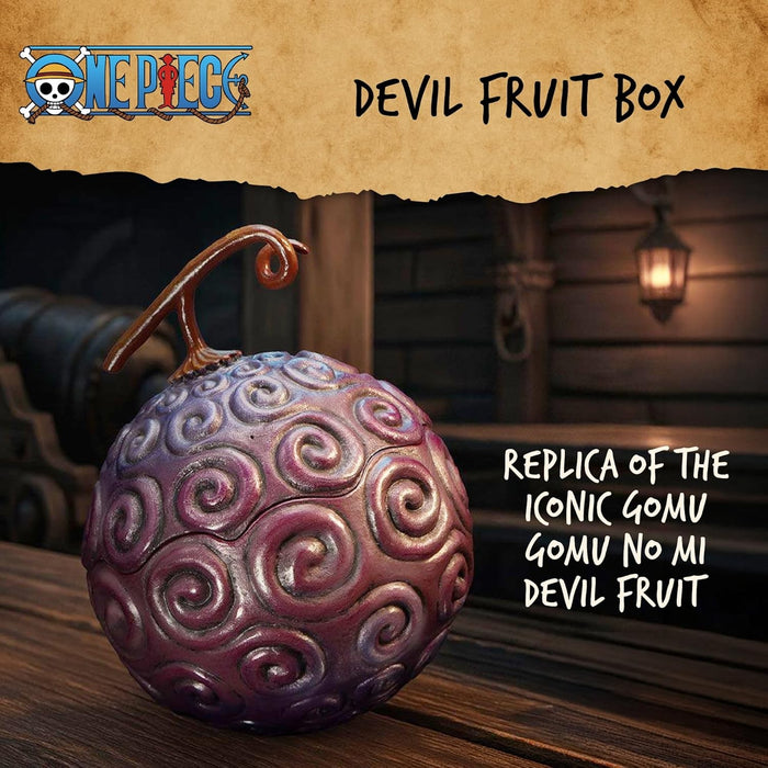 Caja de Almacenamiento One Piece Gum-Gum Fruta del Diablo en Resina