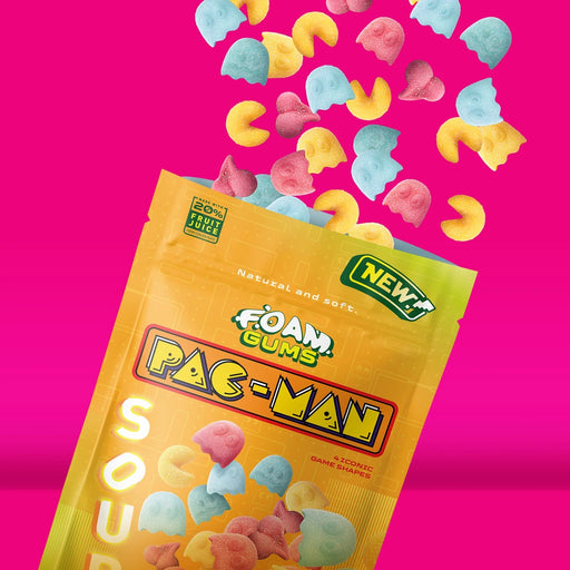 Fandom Snacks Foam Gums Pac-Man (Sour) - Foam Gummies 125g