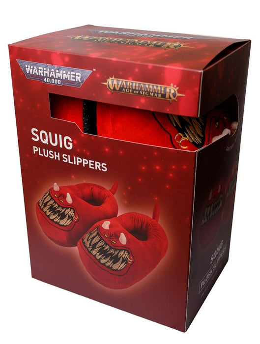 Warhammer 40.000 Zapatillas de peluche Red Squig