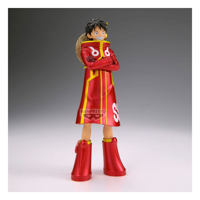 One Piece Estatua Monkey D. Luffy (traje de Egghead)