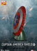 Captain America Schild in Lebensgröße (Comic-Edition)