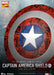 Captain America Schild in Lebensgröße (Comic-Edition)