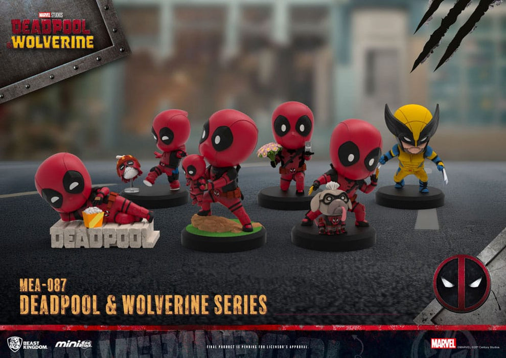 Deadpool & Wolverine Mini Egg Attack Figure Set