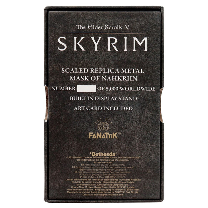 The Elder Scrolls V réplica máscara de sacerdote dragón Nahkriin
