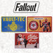 Fallout set de 3 placas de metal (Vault-Tec, Red Rocket, Nuka Cola)