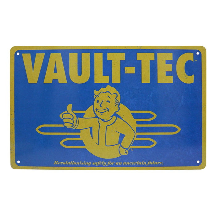 Fallout set de 3 placas de metal (Vault-Tec, Red Rocket, Nuka Cola)