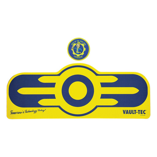 Fallout Schreibtischunterlage mit Untersetzer Vault-Tec