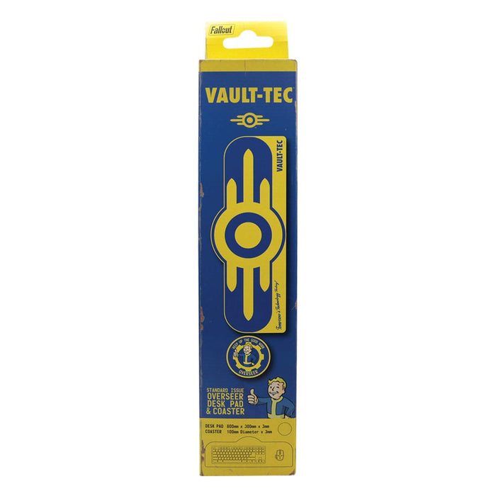 Fallout Desk Mat with Coaster Vault-Tec