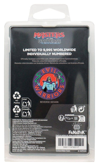 Moneda de colección de Masters of the Universe He-Man y Skeletor