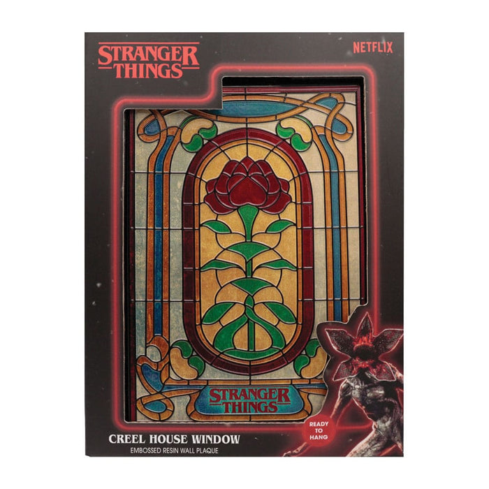 Targa da parete vetrata di casa Creel di Stranger Things