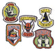 Set d'écussons en tissu Stranger Things Hellfire Club