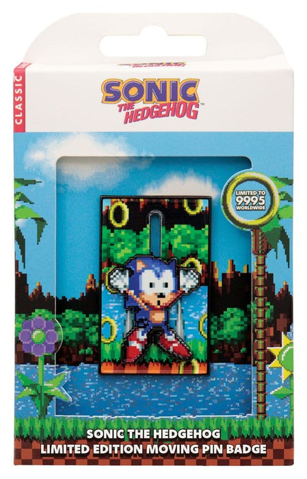 Sonic Ansteck-Pin mit beweglichem Igel