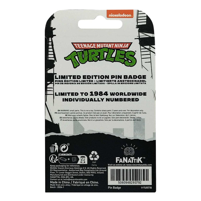 Pin Teenage Mutant Ninja Turtles Edición Limitada 40 Aniversario