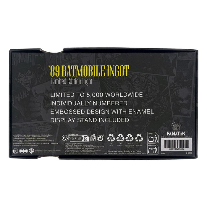 Lingotto di metallo Batman Batmobile 1989 (edizione limitata)