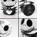 Bola de nieve Jack Skellington de Pesadilla antes de Navidad